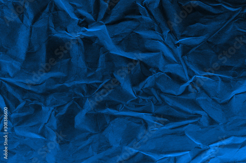 Classic blue abstract texture of crafted paper