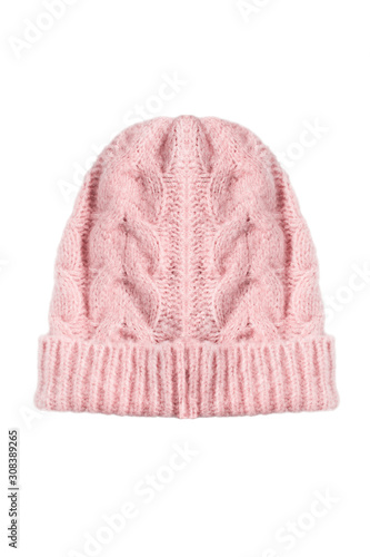 Knitted hat isolated