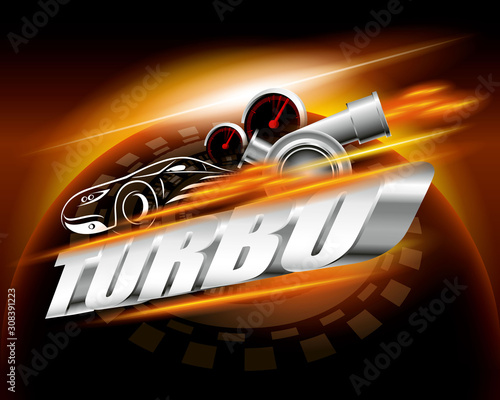 Turbo concept vector