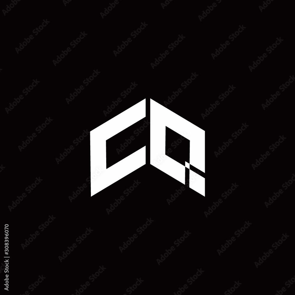 CQ Logo monogram modern design template CQ Logo monogram modern design template