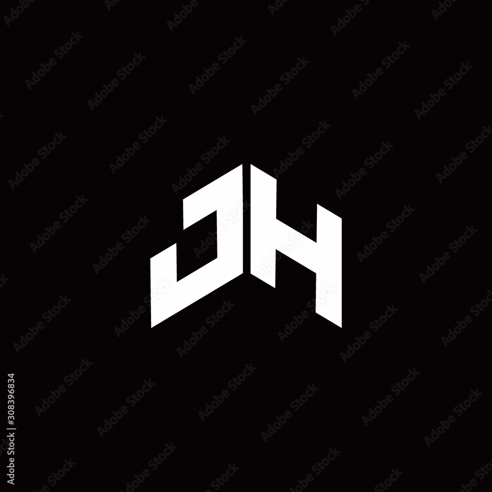 JH Logo monogram modern design template JH Logo monogram modern design template