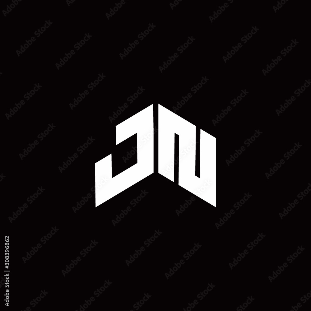 JN Logo monogram modern design template JN Logo monogram modern design template