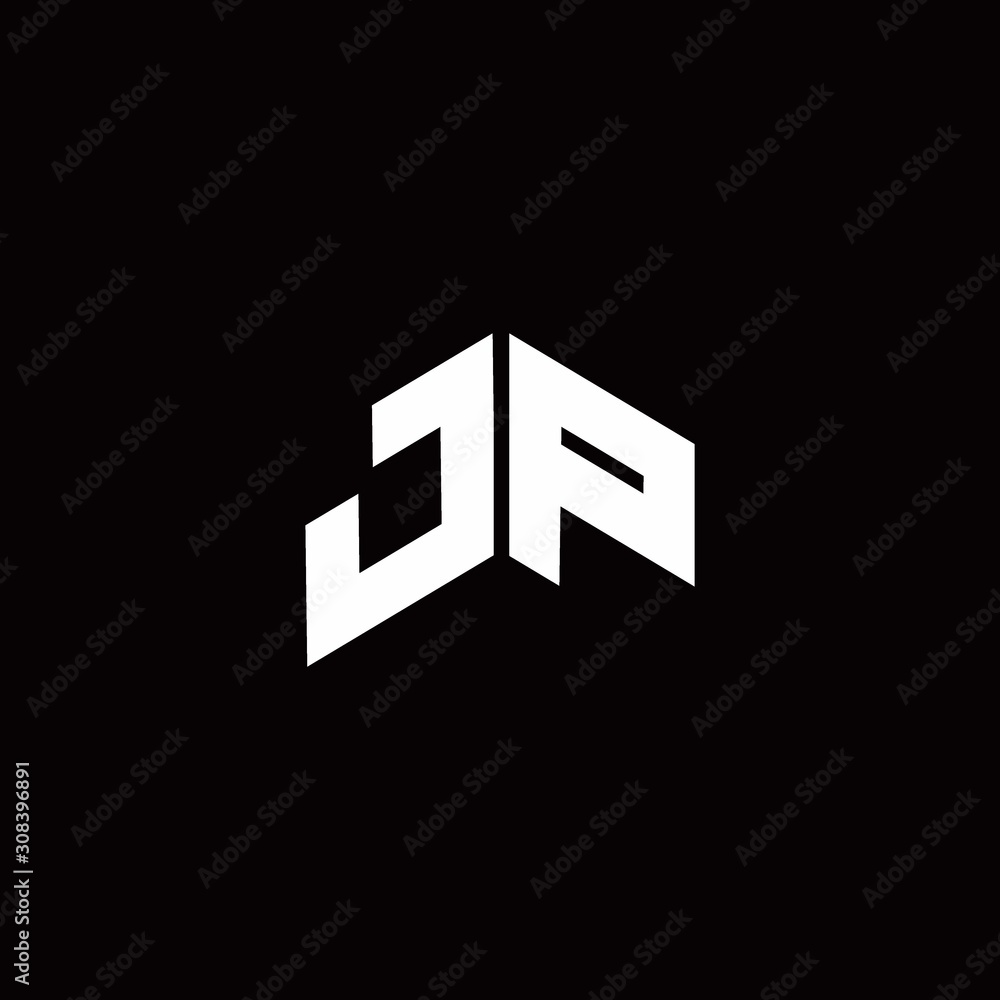 JP Logo monogram modern design template JP Logo monogram modern design template