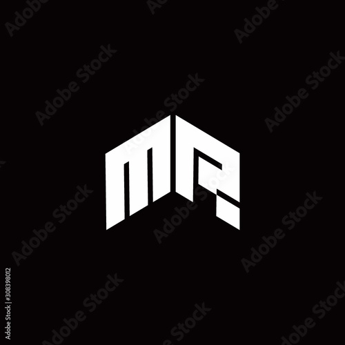 MR Logo monogram modern design template
