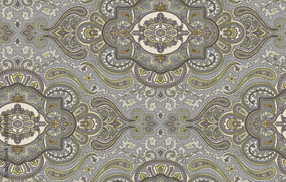 Decorative elegant luxury design.Paisley pattern.