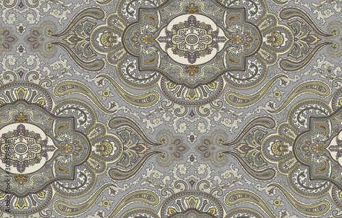 Wallpaper Mural Decorative elegant luxury design.Paisley pattern. Torontodigital.ca