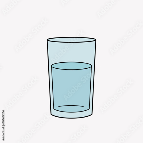 Glass of water