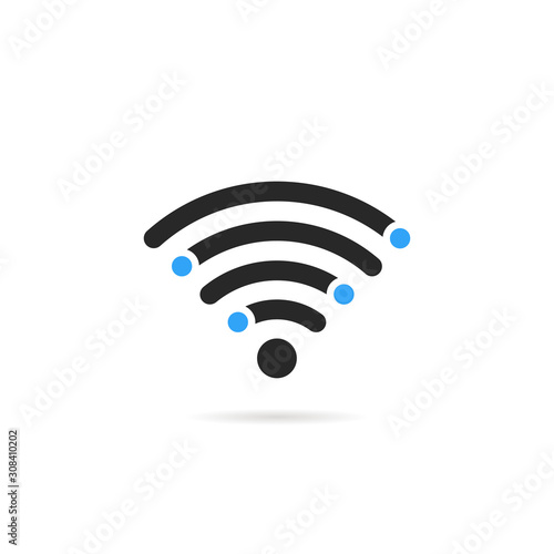 wireless wifi icon for public zone