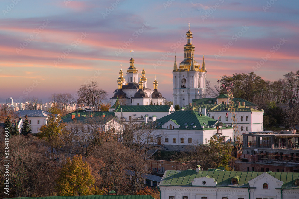 View of Kiev Pechersk Lavra