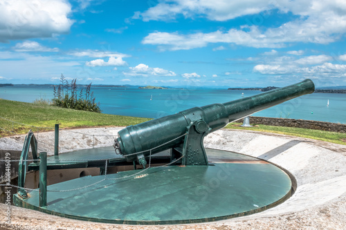 Wallpaper Mural Disappearing Gun. Devonport, Auckland, New Zealand. Torontodigital.ca
