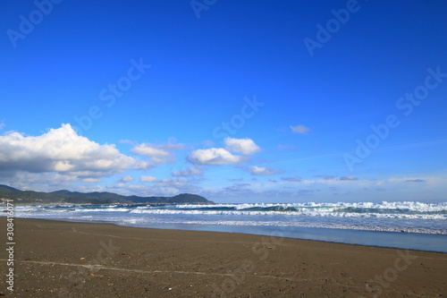 入野海岸の風景（高知県 黒潮町）