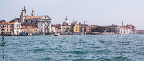 Venice canal scene in Italy