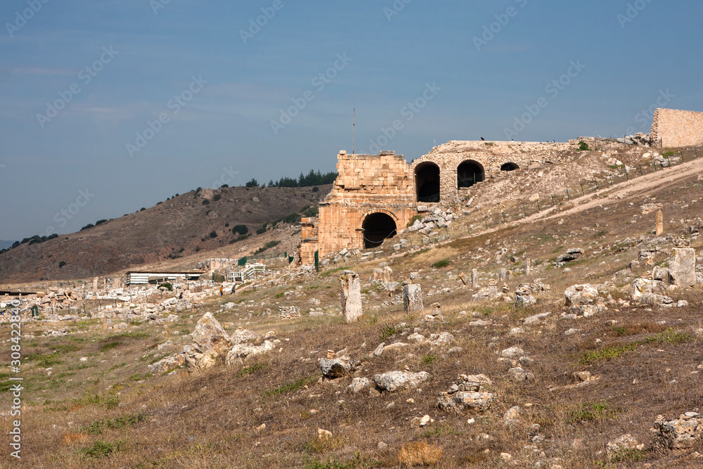 The ruins of an ancient city in Turkey