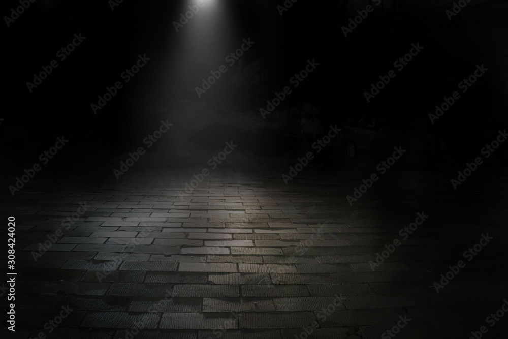 Texture dark concentrate floor with mist or fog Texture dark concentrate floor with mist or fog
