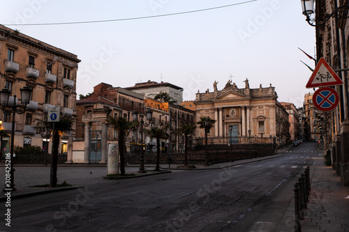 View of the Roman amphitheater, Catania © bepsphoto