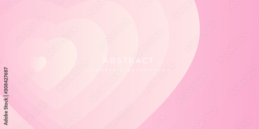 Pink Valentine Abstract Love Background Vector Pink Valentine Abstract Love Background Vector