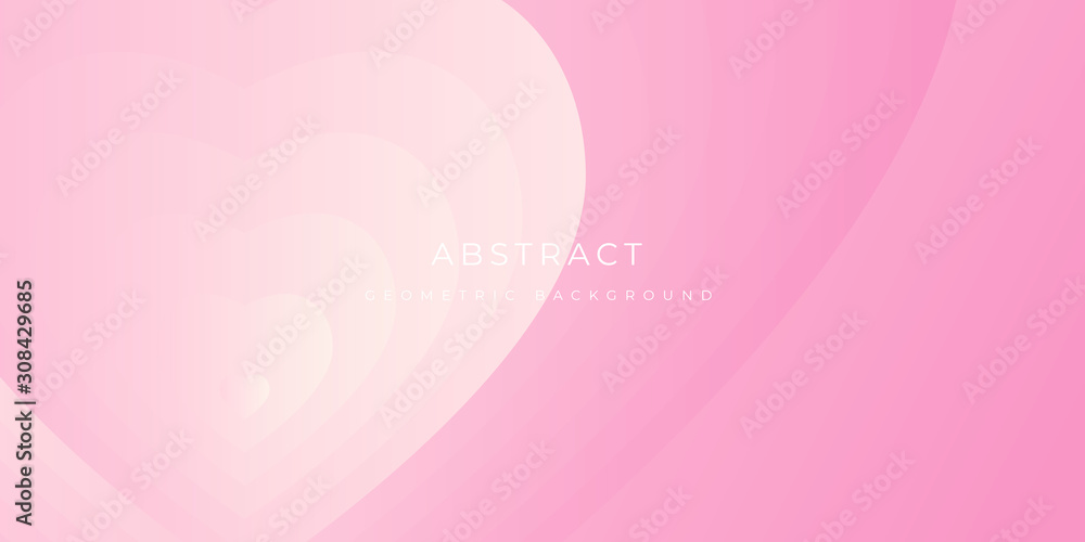 Pink Valentine Abstract Love Background Vector