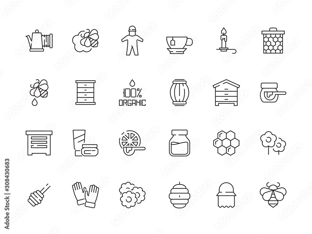 Honey icon. Honeybee jug with liquid honey herbal natural healthy food from apiary vector collection. Illustration honey food, healthy and sweet Honey icon. Honeybee jug with liquid honey herbal natural healthy food from apiary vector collection. Illustration honey food, healthy and sweet