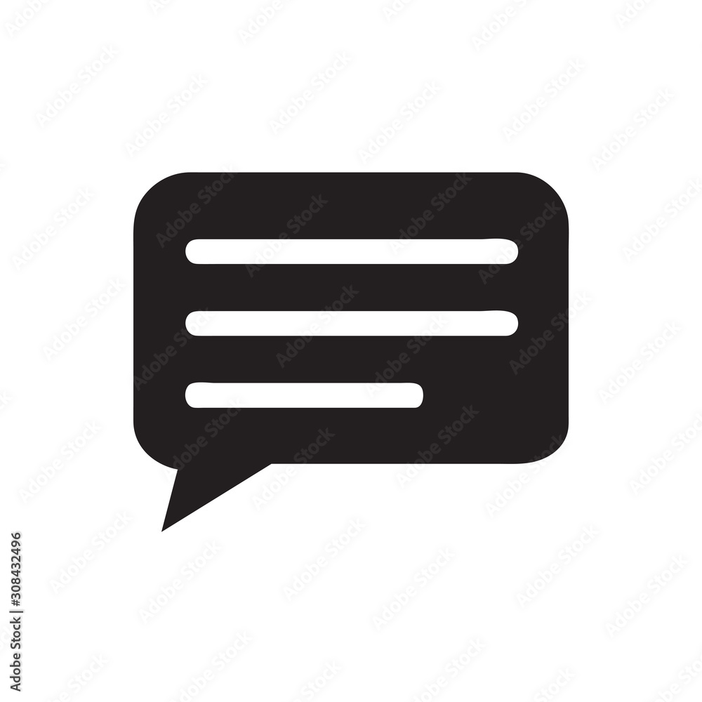 Chat icon vector isolated on background. Trendy message symbol. Pixel perfect. illustration EPS 10. - Vector. Chat icon vector isolated on background. Trendy message symbol. Pixel perfect. illustration EPS 10. - Vector.
