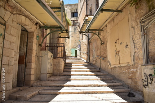 Quadro su tela Streets of Nazareth Old City