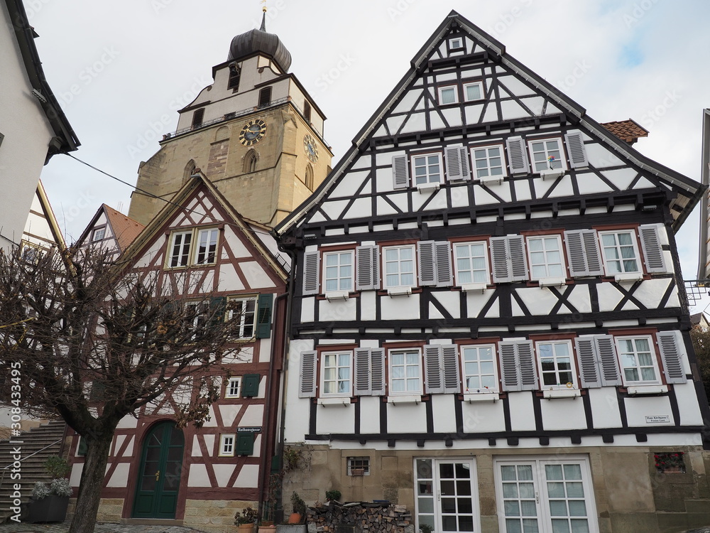 Herrenberg bei Stuttgart - Altstadt und Stiftskirche Herrenberg bei Stuttgart - Altstadt und Stiftskirche