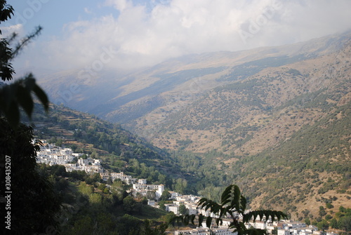 Trevelez in Granada, Spain. Little village in the mountains. photo