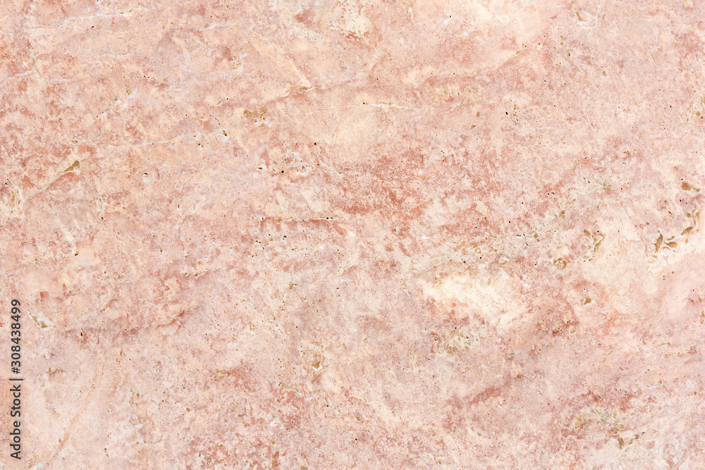 Polished pink marble with beautiful texture. Background image.