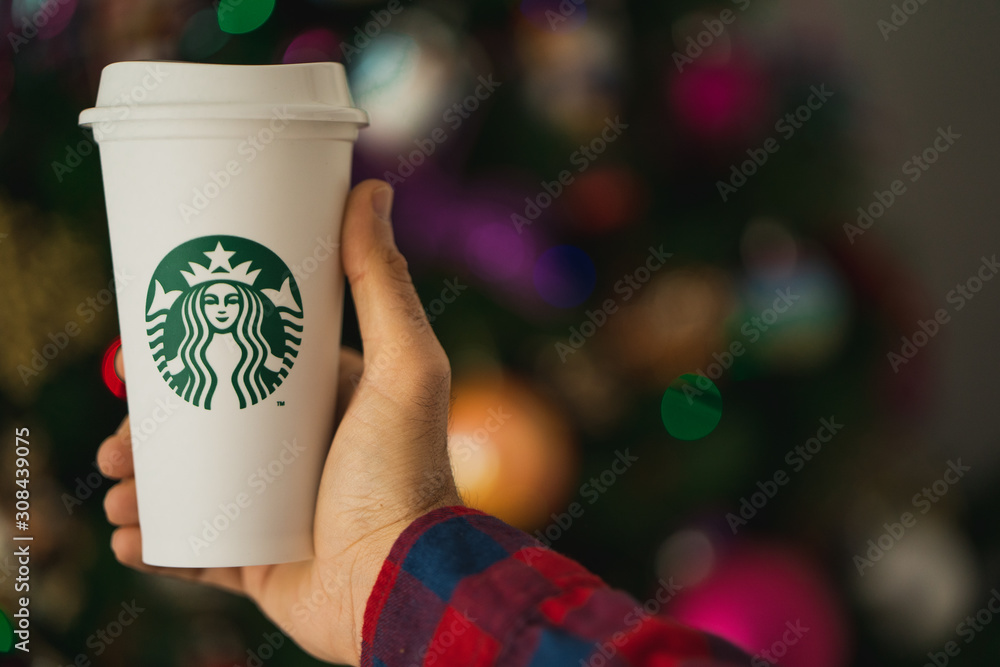 Starbucks Christmas Background