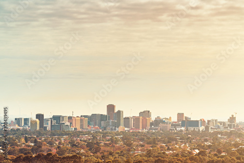 Adelaide City skyline view