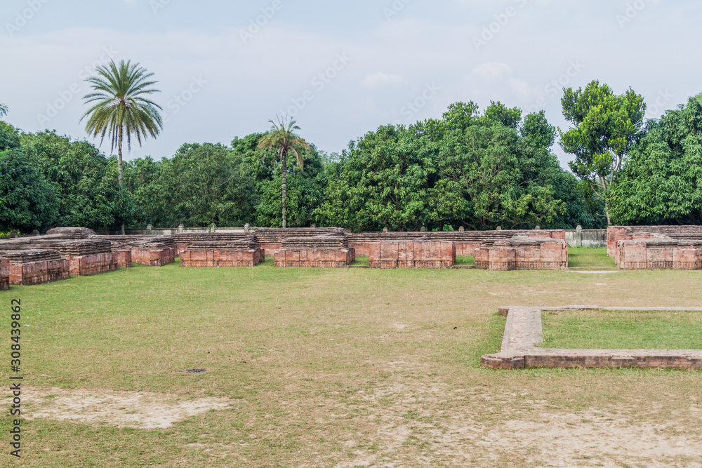 Ruins of ancient Darasbari (Darashbari) madrasa in Sona Masjid area, Bangladesh
