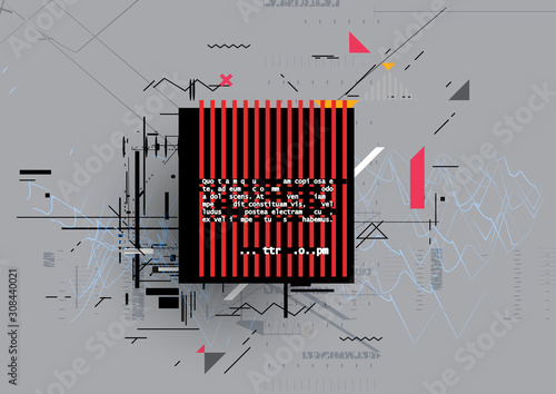 Vector, abstract geometric background