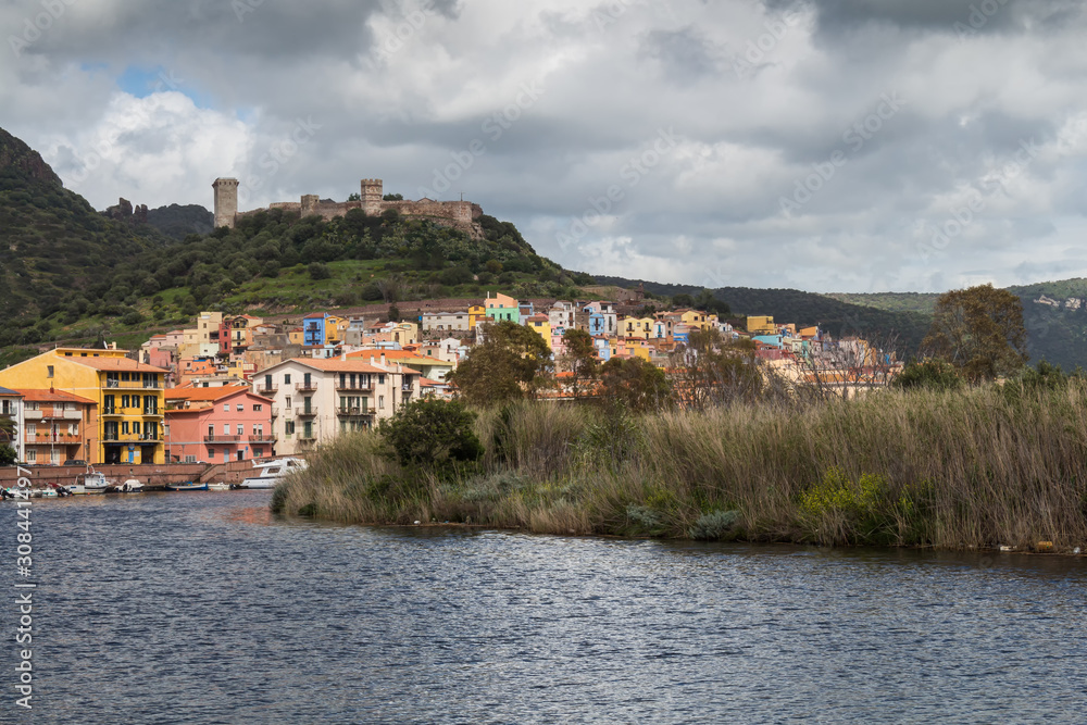 River Temo in Bosa, Sardinia, Italy River Temo in Bosa, Sardinia, Italy