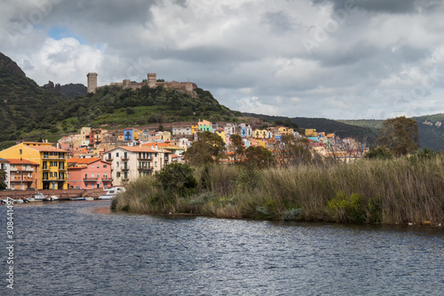 River Temo in Bosa, Sardinia, Italy