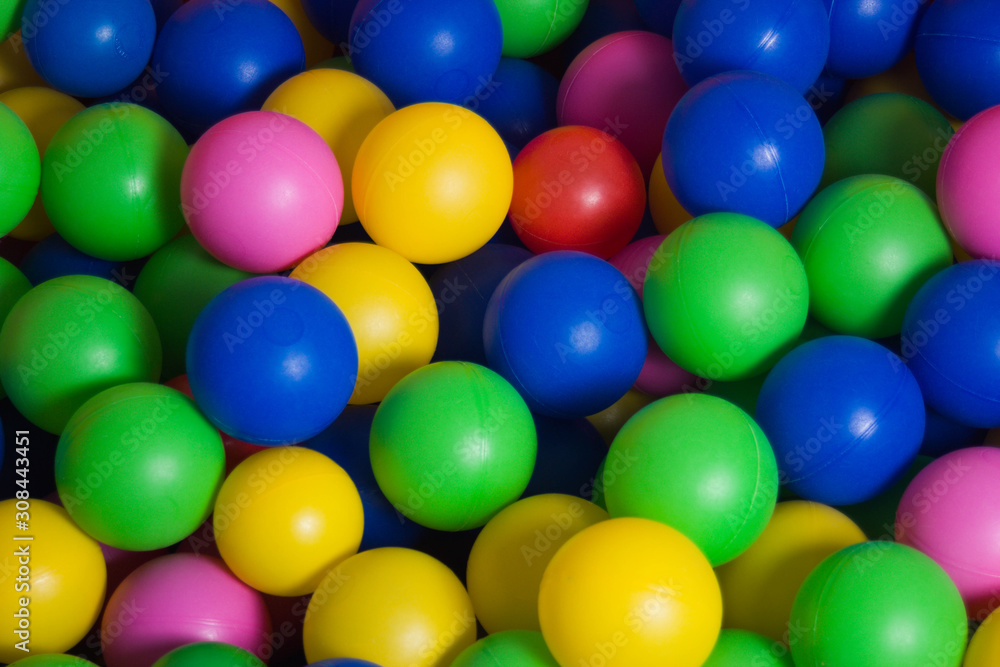 colored balls picture for text