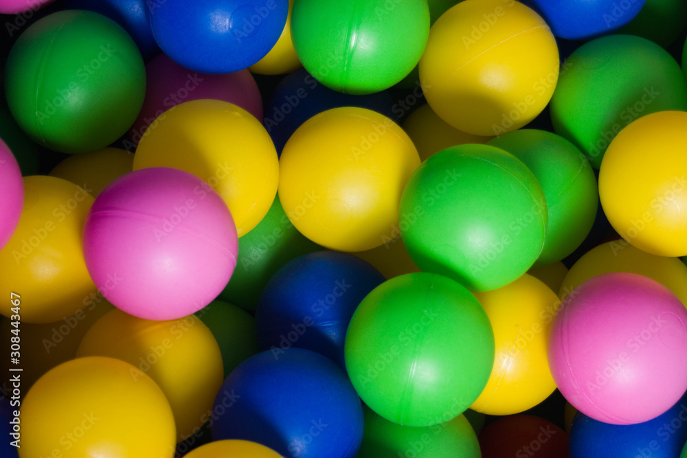 colored balls photo for text