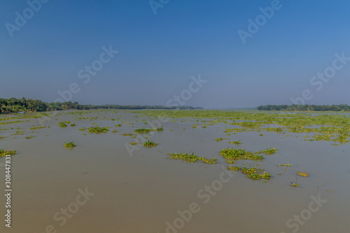 Vew of Kaliganga river, Bangladesh photo