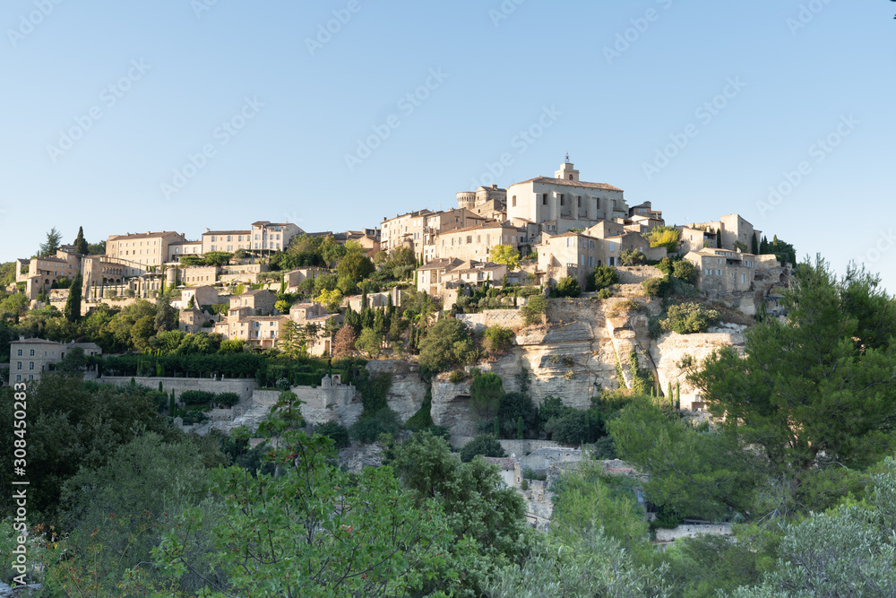 Gordes hill ancient village in Provence France