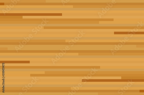 Basketball court floor with line on wood texture background. Vector illustration.
