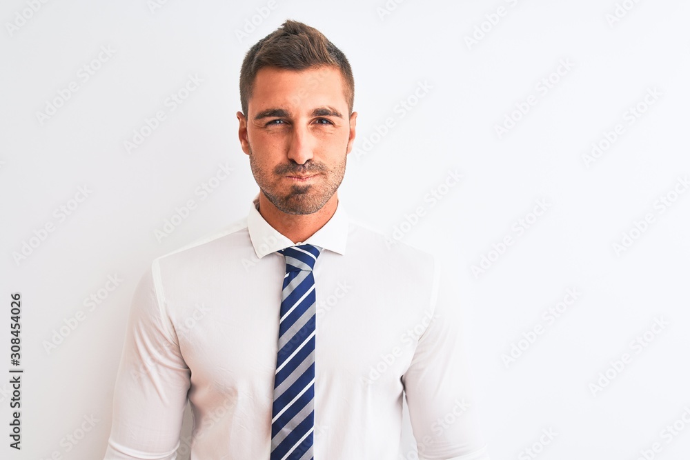 Young handsome elegant business man over isolated background puffing cheeks with funny face. Mouth inflated with air, crazy expression. Young handsome elegant business man over isolated background puffing cheeks with funny face. Mouth inflated with air, crazy expression.