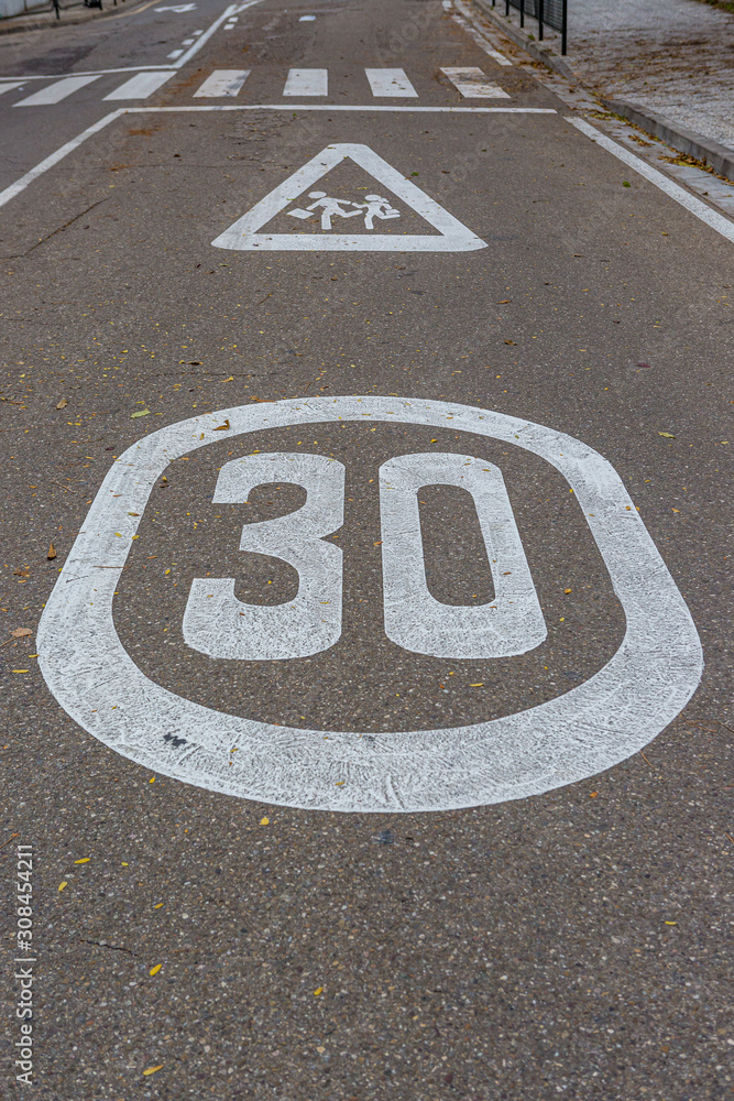 Fototapeta premium City signs safety