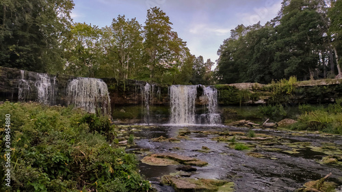 View of the Keila Waterfall Estonia Located on Keila River in Harju County  Keila Rural Municipality. A Full 6 Metres High  and Tens of Metres Wide  is the Third Largest Waterfall in Estonia