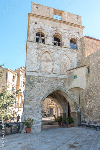 Historical centre of the town of Gangi in Sicily, Italy