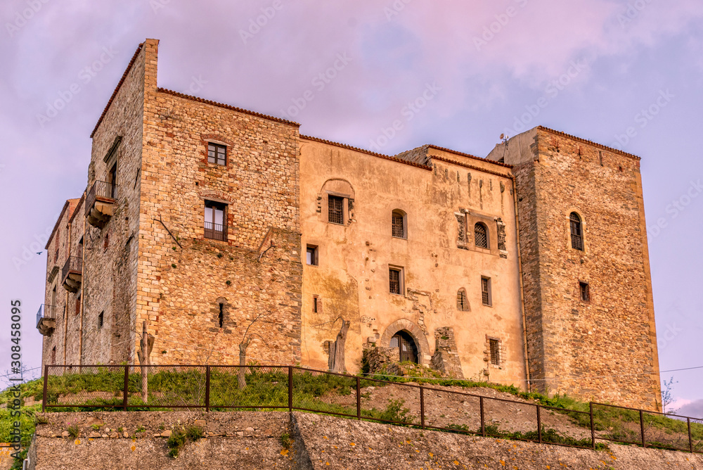 The castle of Castelbuono in Sicily, Italy