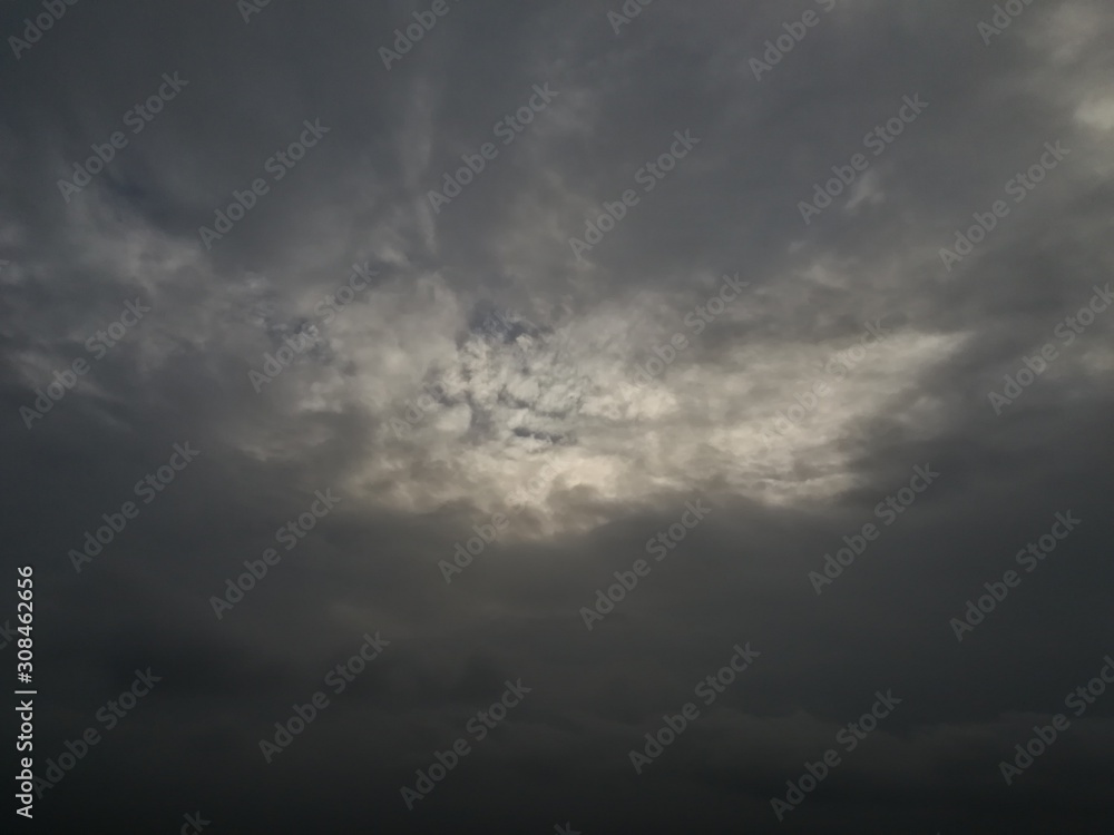 Obraz premium Cloud storm dark