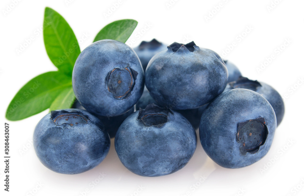 Fresh blueberry on white background Fresh blueberry on white background