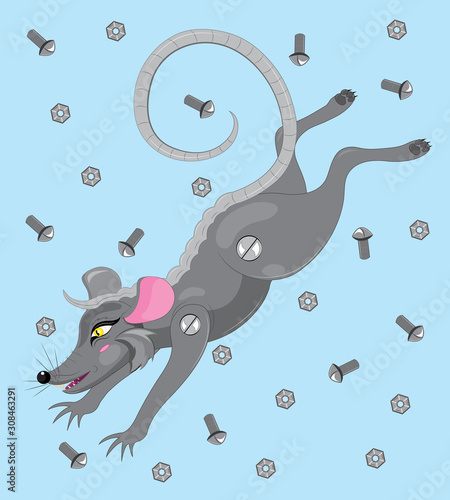 Metal mouse cyborg