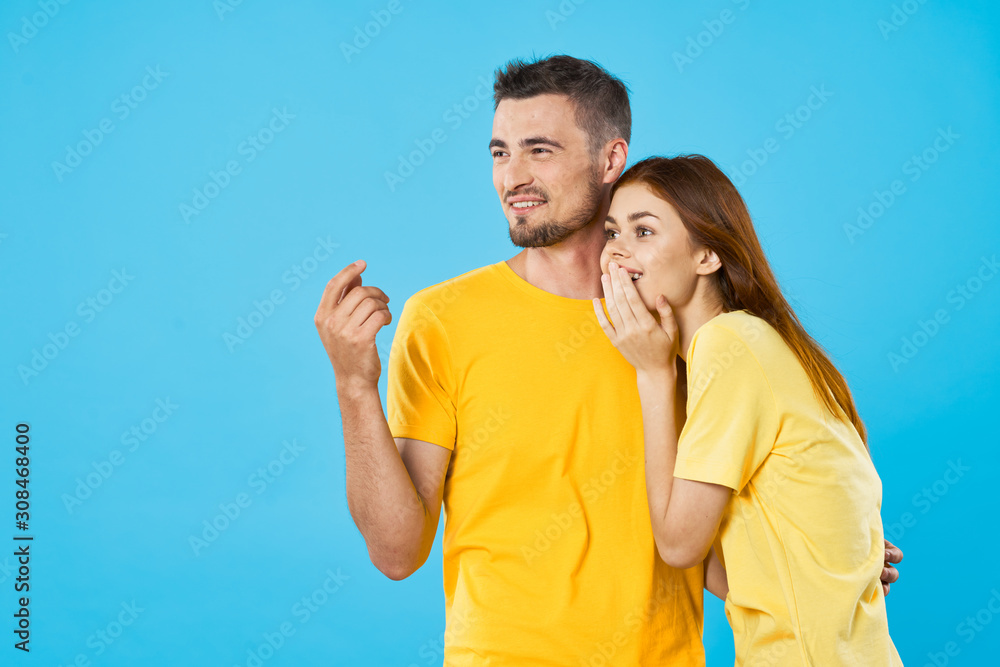 Fototapeta premium happy young couple