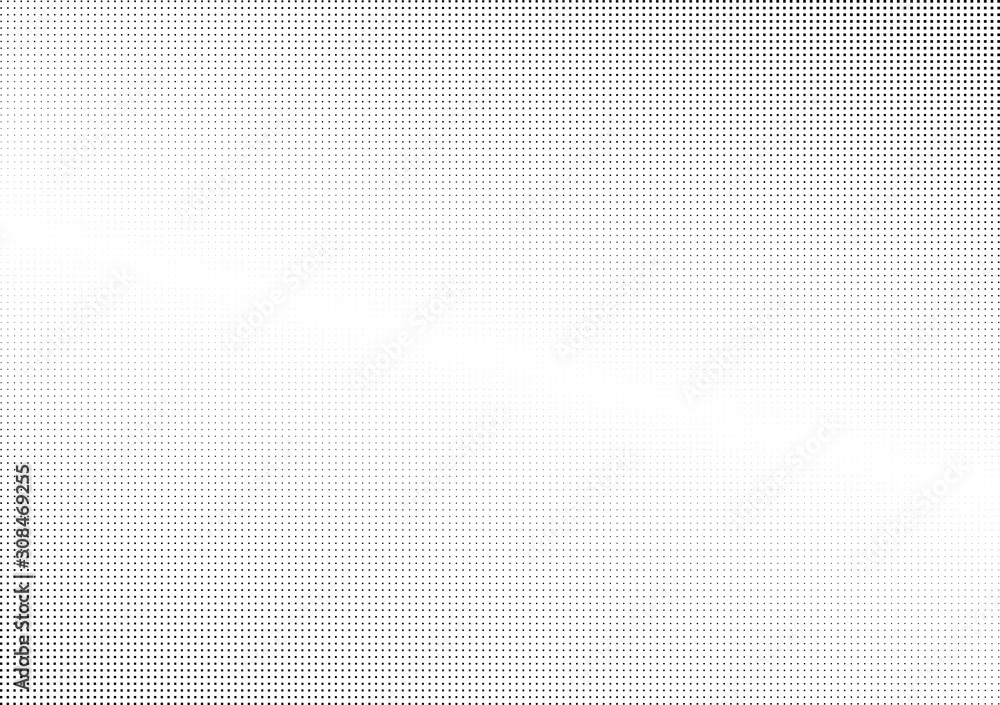 Abstract halftone dotted background. Monochrome grunge pattern with square.  Vector modern pop art texture for posters, sites, cover, business cards, postcards, grunge art, labels layout, stickers.