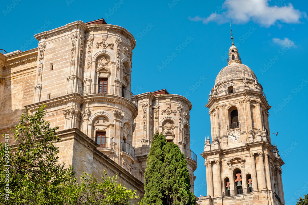 Malaga Cathedral.  Andalusia, Spain