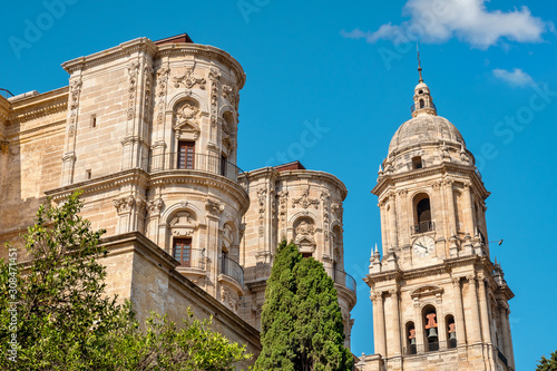 Malaga Cathedral.  Andalusia, Spain